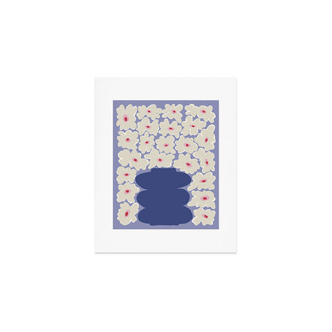Miho Little Daisy Vase Art Print
