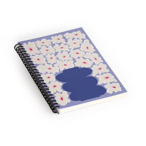 Miho Little Daisy Vase Spiral Notebook