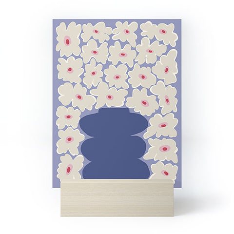 Miho Little Daisy Vase Mini Art Print