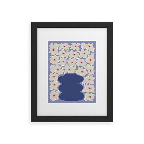 Miho Little Daisy Vase Framed Art Print