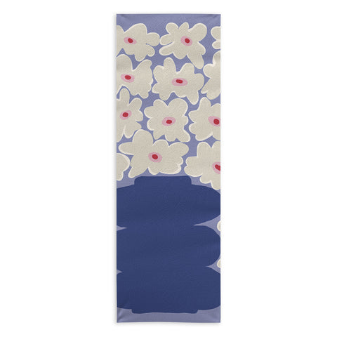 Miho Little Daisy Vase Yoga Towel