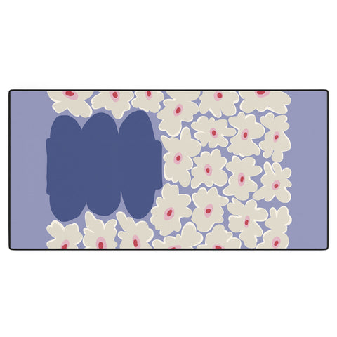 Miho Little Daisy Vase Desk Mat