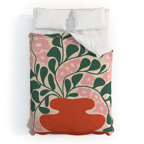 Miho Magic flower pot 1 Duvet Cover