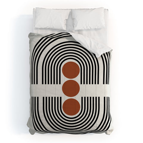 Miho midcentury arch Comforter