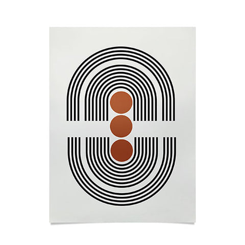 Miho midcentury arch Poster