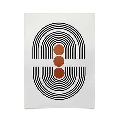 Miho midcentury arch Poster