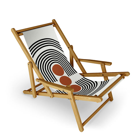 Miho midcentury arch Sling Chair