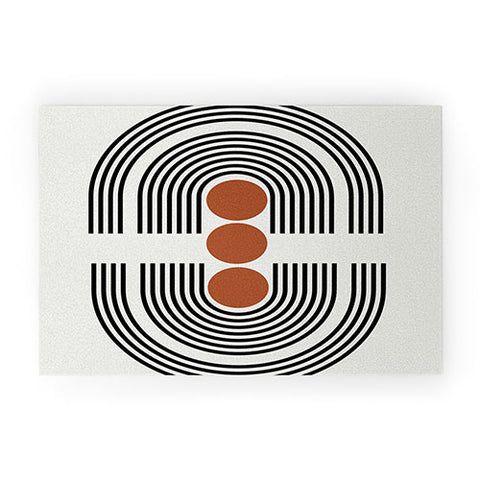 Miho midcentury arch Welcome Mat