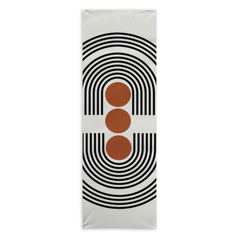 Miho midcentury arch Yoga Towel