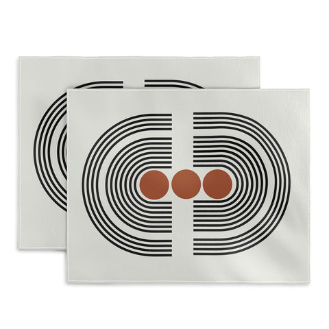 Miho midcentury arch Placemat