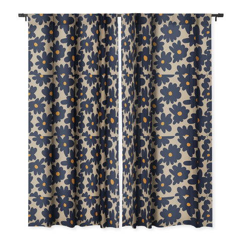 Miho mini floral garden 2 Blackout Window Curtain