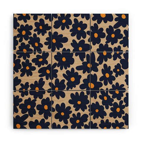 Miho mini floral garden 2 Wood Wall Mural