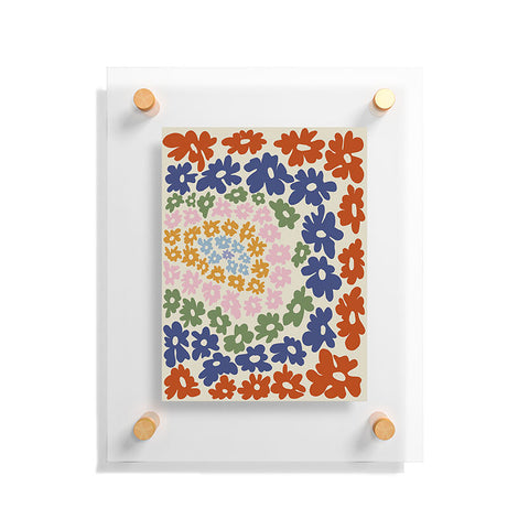 Miho Mini Reto Daisy Floating Acrylic Print