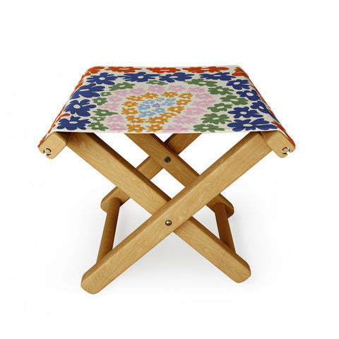Miho Mini Reto Daisy Folding Stool