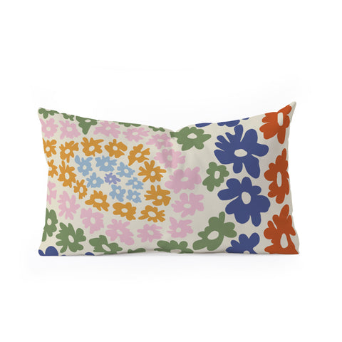 Miho Mini Reto Daisy Oblong Throw Pillow