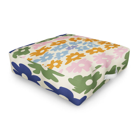 Miho Mini Reto Daisy Outdoor Floor Cushion