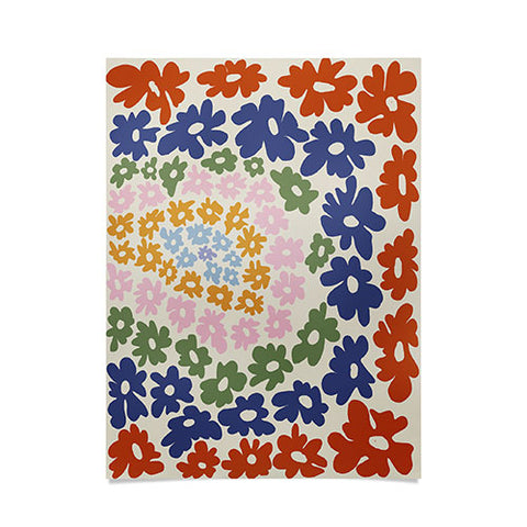 Miho Mini Reto Daisy Poster