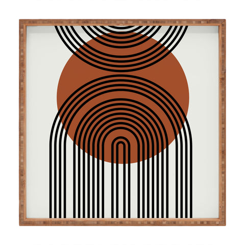 Miho minimal classic arch Square Tray