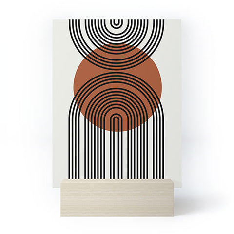 Miho minimal classic arch Mini Art Print