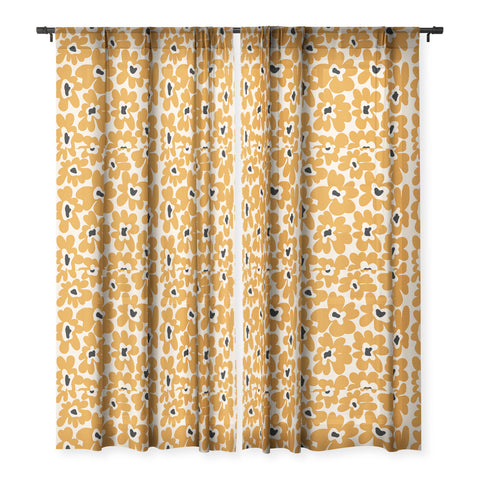 Miho spring summer garden Sheer Window Curtain