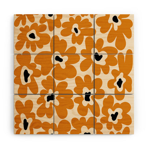 Miho spring summer garden Wood Wall Mural