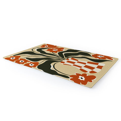 Miho Terracotta Spring Area Rug