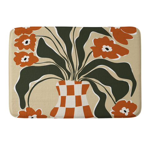 Miho Terracotta Spring Memory Foam Bath Mat