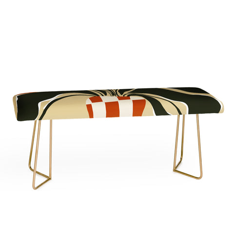 Miho Terracotta Spring Bench