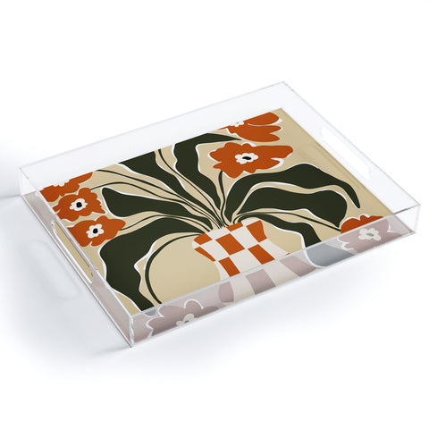 Miho Terracotta Spring Acrylic Tray