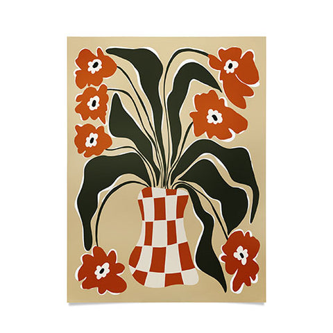 Miho Terracotta Spring Poster