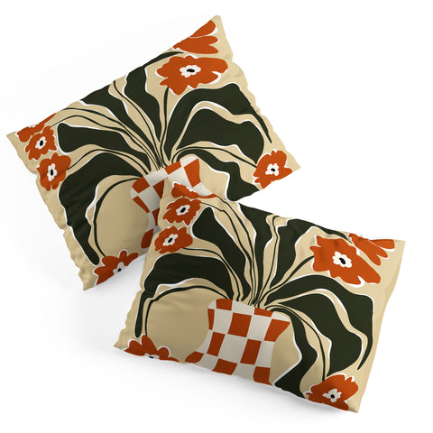 Miho Terracotta Spring Pillow Shams