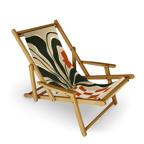 Miho Terracotta Spring Sling Chair