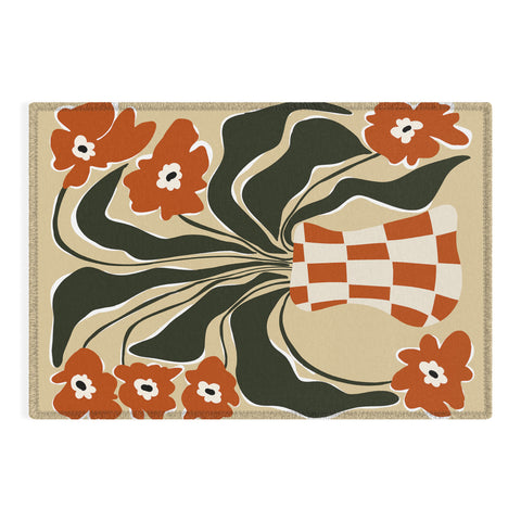 Miho Terracotta Spring Outdoor Rug