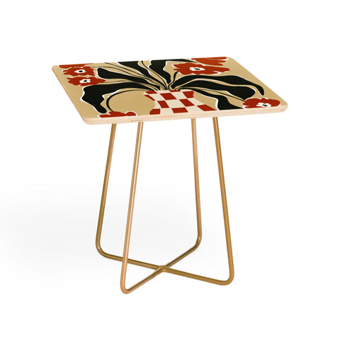Miho Terracotta Spring Side Table