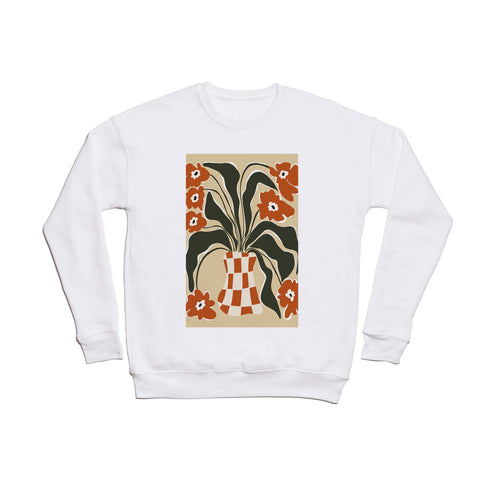 Miho Terracotta Spring Crewneck Sweatshirt