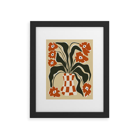 Miho Terracotta Spring Framed Art Print