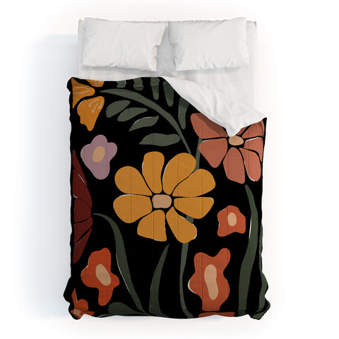 Miho TROPICAL floral night Comforter