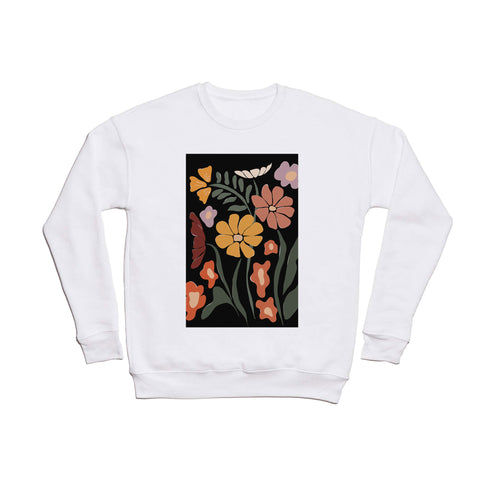 Miho TROPICAL floral night Crewneck Sweatshirt