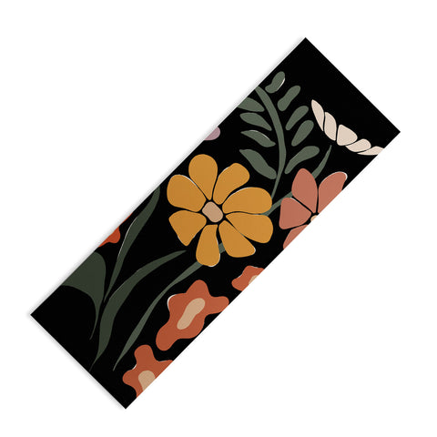 Miho TROPICAL floral night Yoga Mat