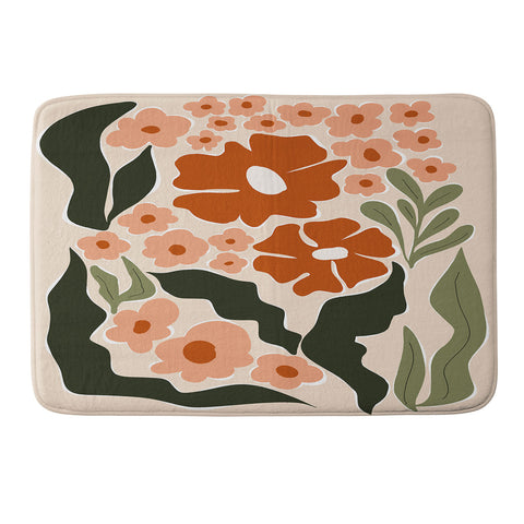 Miho tropical wonder Memory Foam Bath Mat