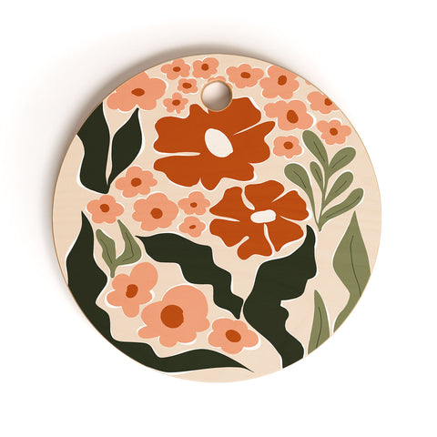 Miho tropical wonder Cutting Board Round