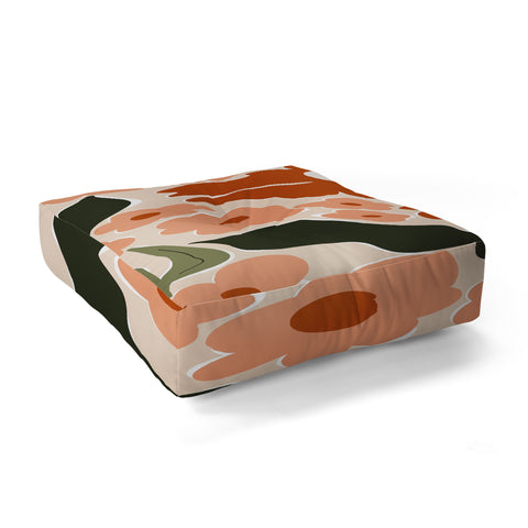 Miho tropical wonder Floor Pillow Square