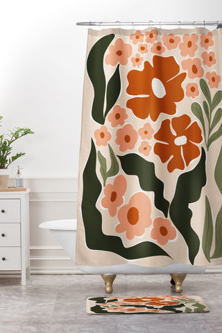 Miho tropical wonder Shower Curtain And Mat