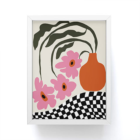 Miho Vintage blossom Framed Mini Art Print