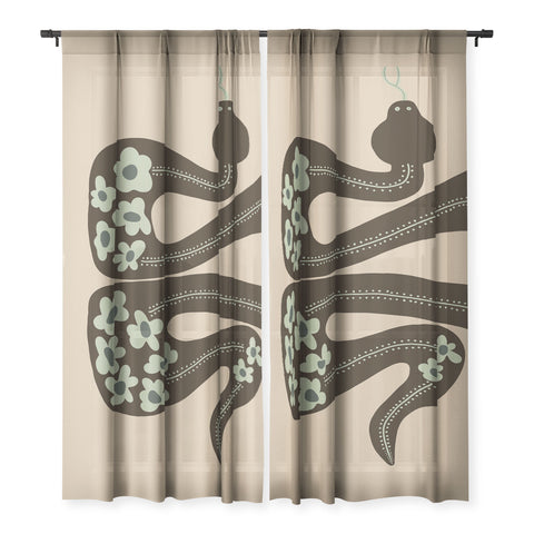 Miho wild and free green anaconda Sheer Non Repeat