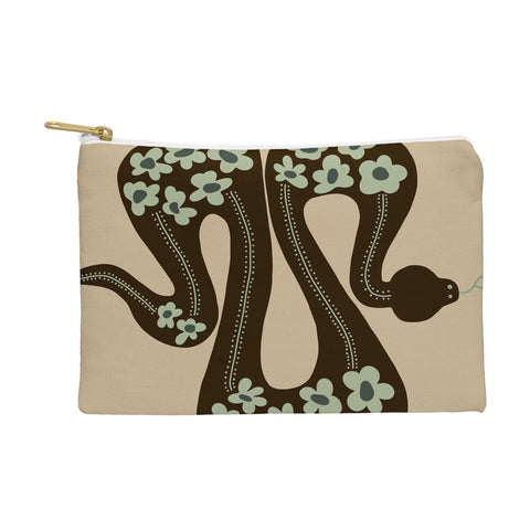 Miho wild and free green anaconda Pouch