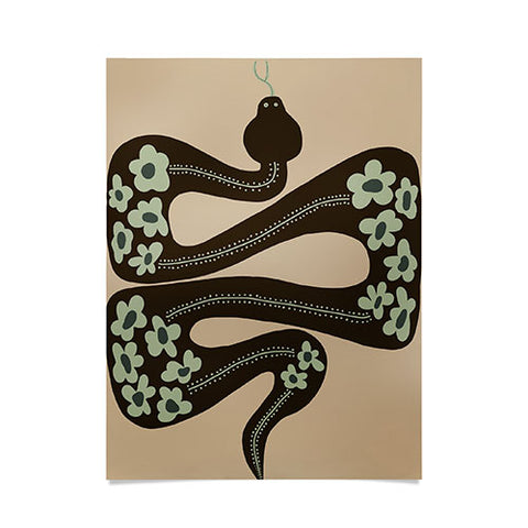 Miho wild and free green anaconda Poster