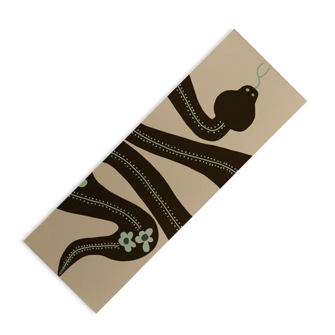 Miho wild and free green anaconda Yoga Mat