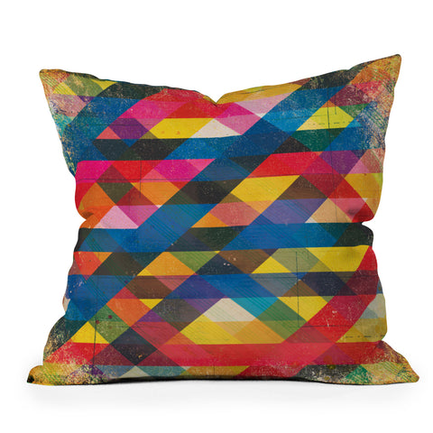 MIK Angles Throw Pillow