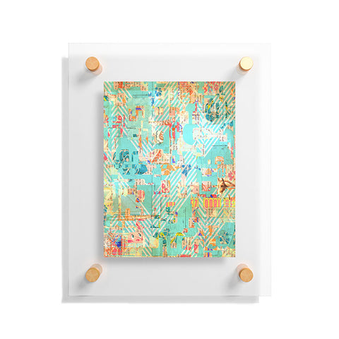 MIK Blue 42 Floating Acrylic Print